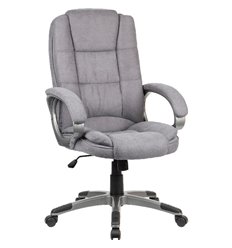 Кресло для руководителя CHAIRMAN CH667 велюр, серый фото 1