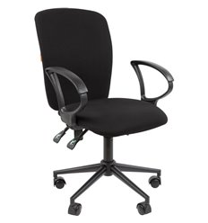 Компьютерное кресло CHAIRMAN 9801 BLACK ткань T08 черный, фото 1