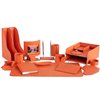 Настольный набор Бизнес, 19 предметов, кожа Сuoietto, цвет оранжевый фото 1