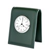 Часы настольные с циферблатом D85, кожа Cuoietto зеленый фото 1