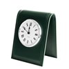 Часы настольные с циферблатом D103, кожа Cuoietto зеленый фото 1