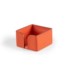 Лоток для блока бумаги, кожа Cuoietto оранжевый