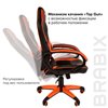 BRABIX Accent GM-161, ткань/экокожа, черное/оранжевое фото 9