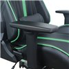 BRABIX GT Carbon GM-120, две подушки, экокожа, черное/зеленое фото 13