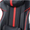 BRABIX GT Carbon GM-120, две подушки, экокожа, черное/красное фото 10