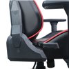 BRABIX GT Carbon GM-120, две подушки, экокожа, черное/красное фото 16