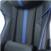 BRABIX GT Carbon GM-120, две подушки, экокожа, черное/синее фото 10
