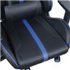 BRABIX GT Carbon GM-120, две подушки, экокожа, черное/синее фото 11