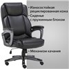 BRABIX Premium Favorite EX-577, пружинный блок, рециклированная кожа, черное фото 16