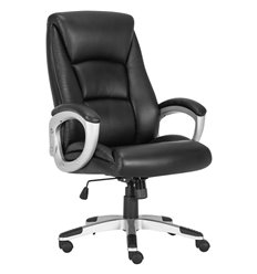 Кресло для руководителя BRABIX Premium Grand EX-501, рециклированная кожа, черное фото 1