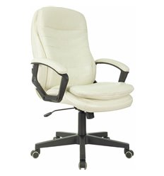 Кресло для руководителя BRABIX Premium Omega EX-589, экокожа, бежевое фото 1