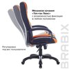 BRABIX Premium Rapid GM-102, экокожа/ткань, черное/оранжевое фото 7