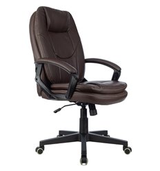 Кресло для руководителя BRABIX Premium Trend EX-568, экокожа, коричневое фото 1