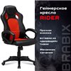 BRABIX Rider EX-544, экокожа черная, ткань красная фото 6