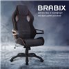 BRABIX Techno Pro GM-003, ткань, черное/серое, вставки оранжевые фото 15