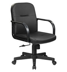 Офисное кресло BRABIX Top MG-333, экокожа, черное фото 1