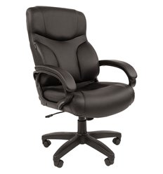 Кресло для руководителя BRABIX Vector EX-559, экокожа, черное фото 1
