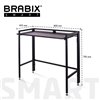 BRABIX Smart CD-009, 800х455х795 мм, ЛОФТ, складной, металл/ЛДСП ясень, каркас черный фото 4
