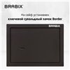 Сейф мебельный BRABIX SF-230KL, 230х310х250 мм, ключевой замок, черный фото 10