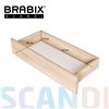 Комод BRABIX "Scandi CM-001", 750х330х730 мм, 4 ящика, ЛДСП, дуб сонома, 641901 фото 7