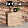 Комод BRABIX "Scandi CM-001", 750х330х730 мм, 4 ящика, ЛДСП, дуб сонома, 641901 фото 8