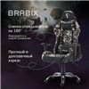 BRABIX Military GM-140, две подушки, экокожа, черное с рисунком милитари фото 18