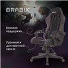 BRABIX Striker GM-121, синхромеханизм, 2 подушки, экокожа/велюр, черное фото 16