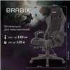 BRABIX Striker GM-121, синхромеханизм, 2 подушки, экокожа/велюр, черное фото 22