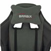 BRABIX Striker GM-121, синхромеханизм, 2 подушки, экокожа/велюр, черное/серое фото 10