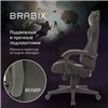 BRABIX Striker GM-121, синхромеханизм, 2 подушки, экокожа/велюр, черное/серое фото 20