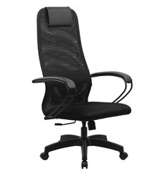 Офисное кресло BRABIX Premium Ultimate EX-800 пластик, плотная двойная сетка Х2, черное фото 1