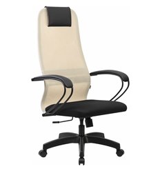 Офисное кресло BRABIX Premium Ultimate EX-800 пластик, плотная двойная сетка Х2, черное/бежевое фото 1