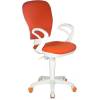 Кресло Бюрократ CH-W513/26-29-1 для оператора, цвет оранжевый, белый пластик фото 1