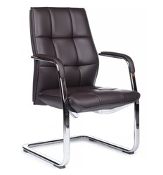 Офисное кресло RV DESIGN Classic C2116 темно-коричневый, кожа фото 1