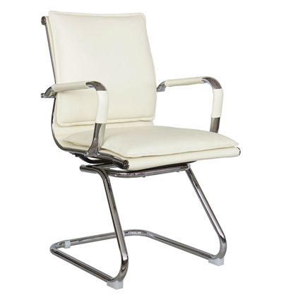 Riva Chair Hugo 6003-3 светло-бежевый, хром, экокожа
