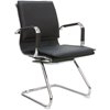 Riva Chair Hugo 6003-3 черный, хром, экокожа фото 1