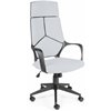 Riva Chair Iq Rv 8989 светло-серое, черный пластик, ткань фото 1