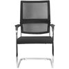 Riva Chair lone D201 черное, хром, спинка сетка фото 2