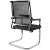 Riva Chair lone D201 черное, хром, спинка сетка фото 4