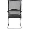 Riva Chair lone D201 черное, хром, спинка сетка фото 5