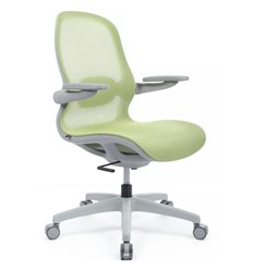Офисное кресло RV DESIGN Miller YSJ-300 зеленая сетка, серый пластик фото 1