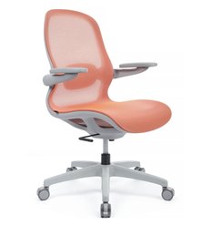 Офисное кресло RV DESIGN Miller YSJ-300 оранжевая сетка, серый пластик фото 1