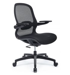 Офисное кресло RV DESIGN Miller YSJ-300 черная сетка, черный пластик фото 1