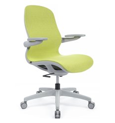 Офисное кресло RV DESIGN Miller YX-300 зеленая ткань, серый пластик фото 1
