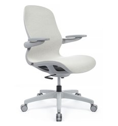 Офисное кресло RV DESIGN Miller YX-300 серая ткань, серый пластик фото 1
