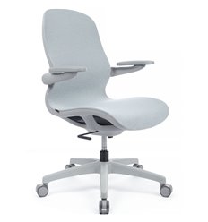 Офисное кресло RV DESIGN Miller YX-300 синяя ткань, серый пластик фото 1