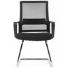 Riva Chair Mint 1029CB черный, сетка/ткань, хром фото 2