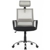 Riva Chair Mint 1029HB серый/черный, сетка/ткань, хром фото 2