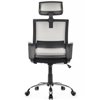 Riva Chair Mint 1029HB серый/черный, сетка/ткань, хром фото 5