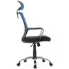 Riva Chair Mint 1029HB синий/черный, сетка/ткань, хром фото 3